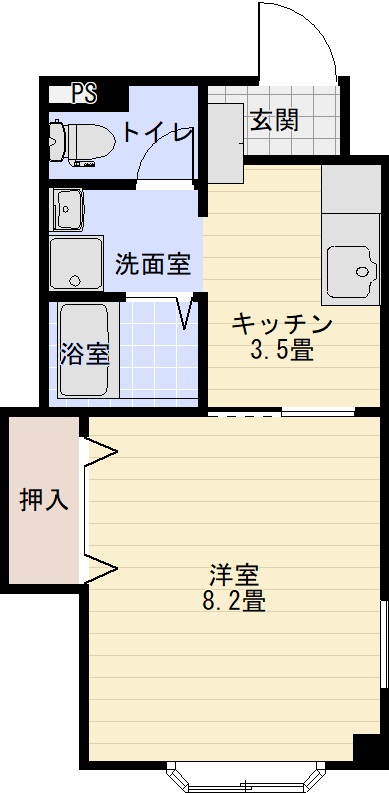 クレールヴァンテアンの間取り