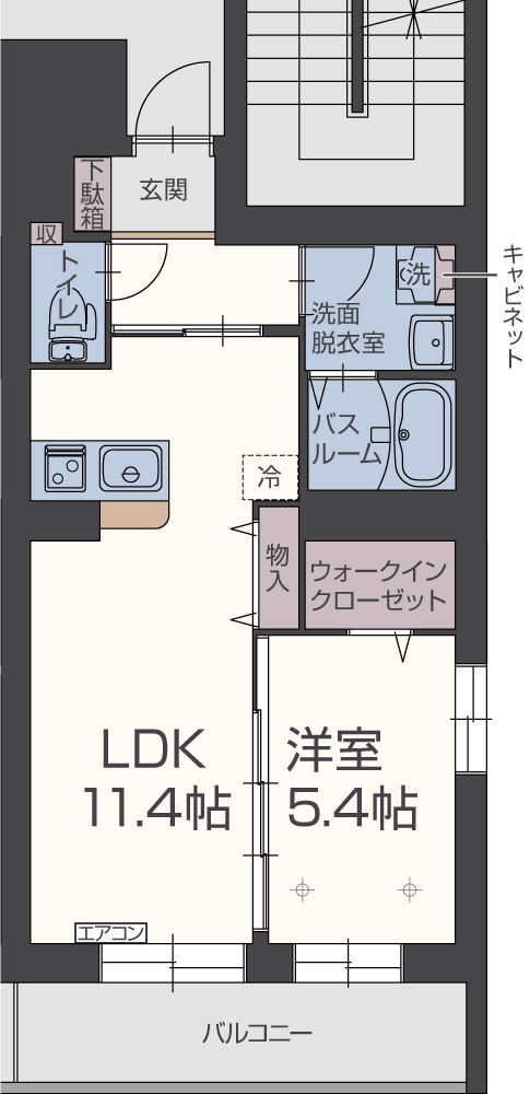 RHの間取り