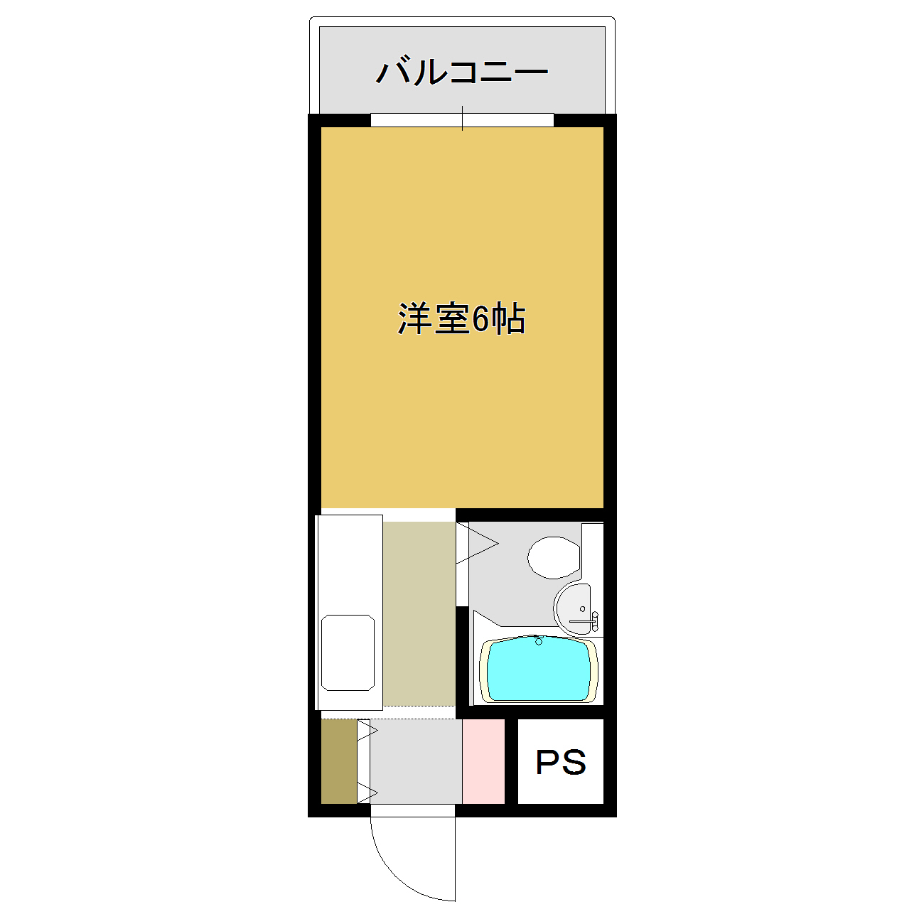 だるま堂ビルの間取り