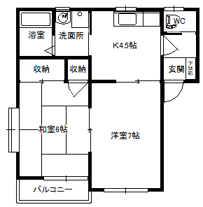 ドリームエリアＤの間取り