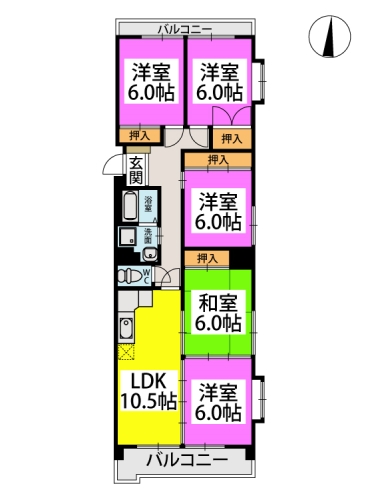 エサキ南ビルの間取り