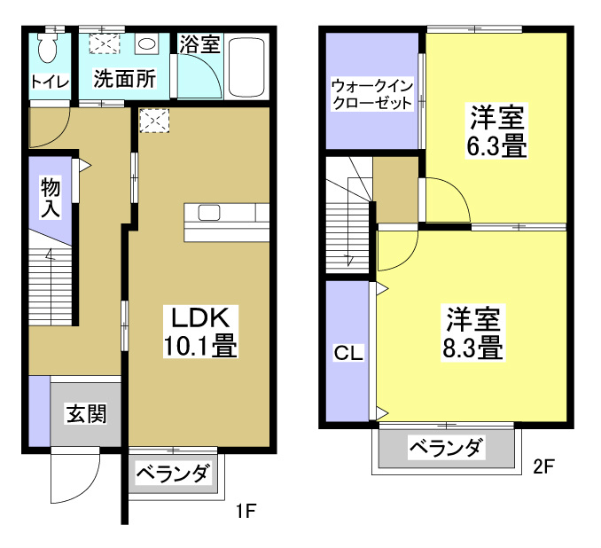 静岡県浜松市中央区萩丘４（一戸建）の賃貸物件の間取り