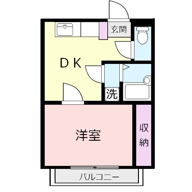 鶴瀬オークビルの間取り