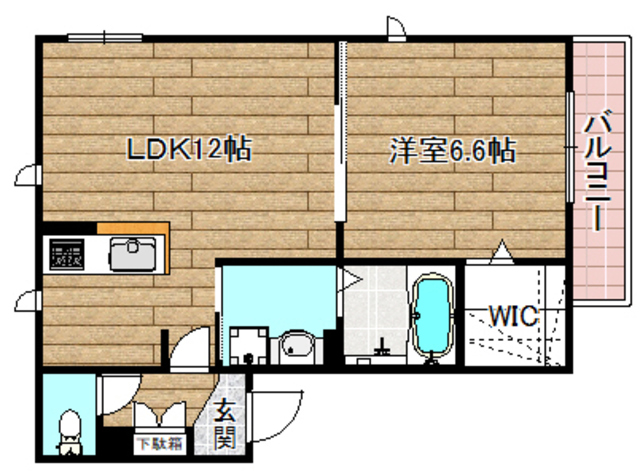 三島郡島本町桜井のマンションの間取り