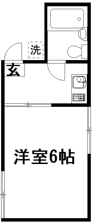 練馬区北町のアパートの間取り