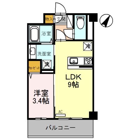 グランアネシス金澤の間取り