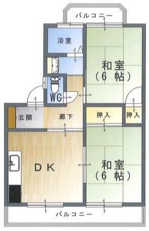 日山マンションの間取り