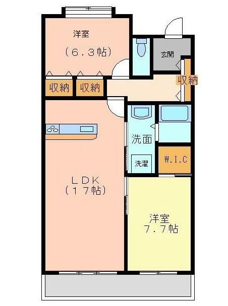 ラフィーネ新川の間取り