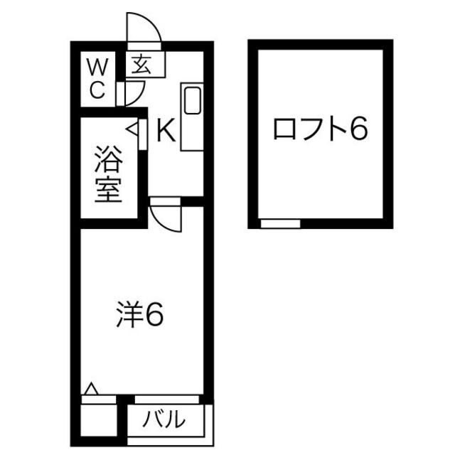 Loft日比野の間取り