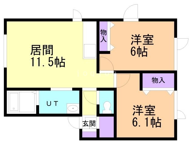 メゾンデュノールの間取り