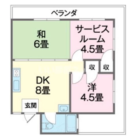 メゾン浦崎の間取り