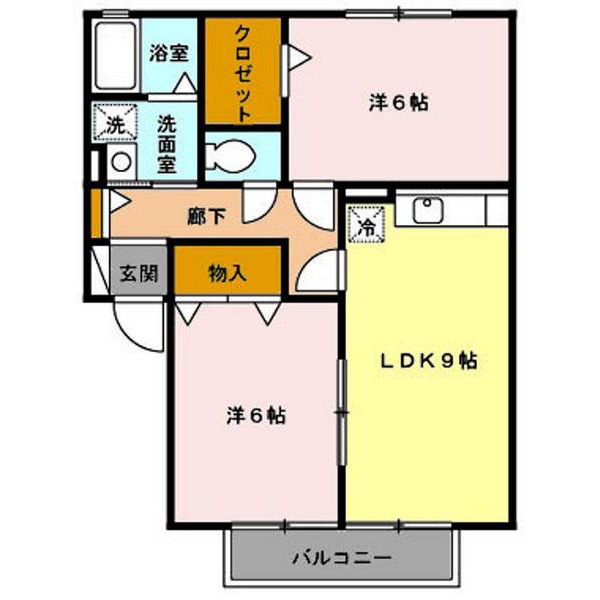 セーラム小仙波の間取り