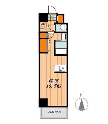 エルミタージュ名駅西の間取り