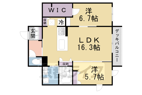 シャーメゾン　ポーロニアの間取り