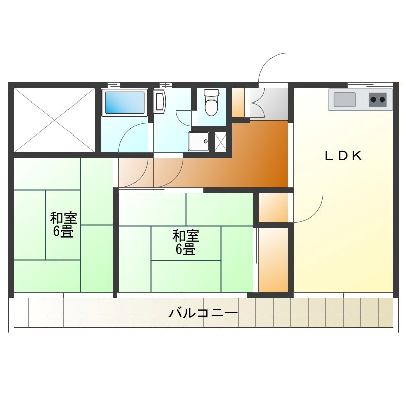 マンション結城の間取り