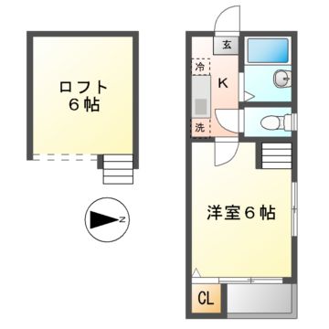 【メイベール栄生の間取り】