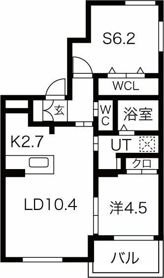 FLAX CITY ASABU－フラックスシティ麻生の間取り