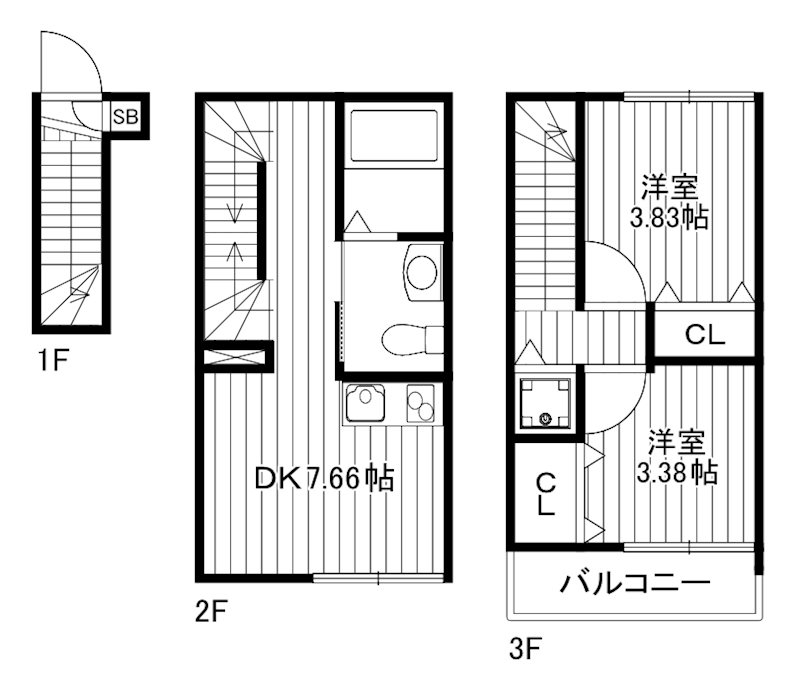 ソルナクレイシア平和台の間取り