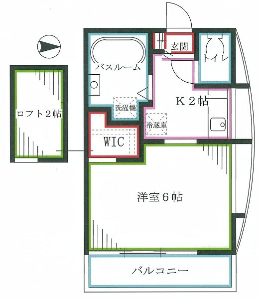 プチシャレーの間取り