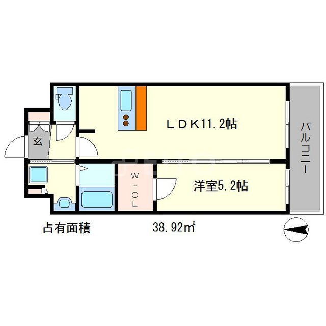 ベラジオ京都一乗寺の間取り