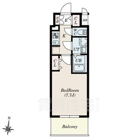 S-RESIDENCE堀田North2の間取り