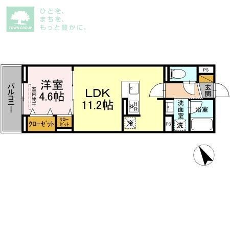 船橋市印内のアパートの間取り