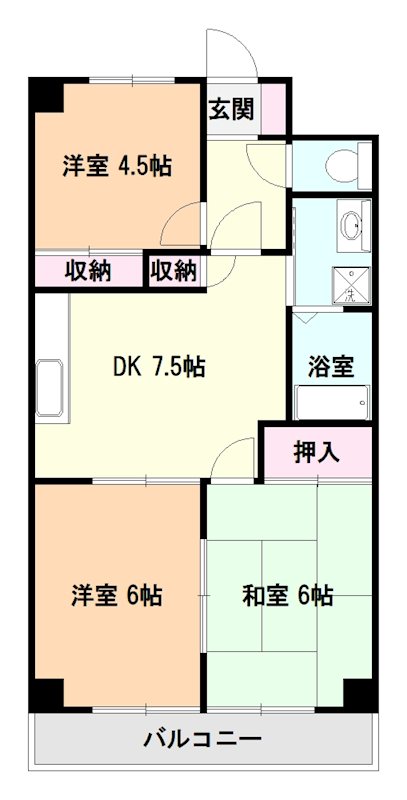 パークヒルズ東所沢の間取り