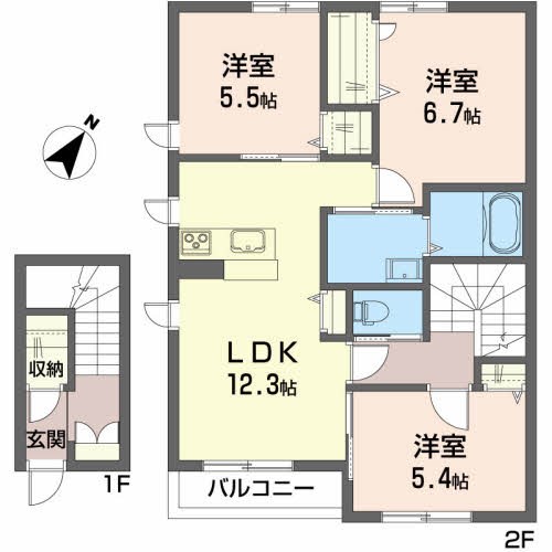 シャーメゾンゴッドの間取り