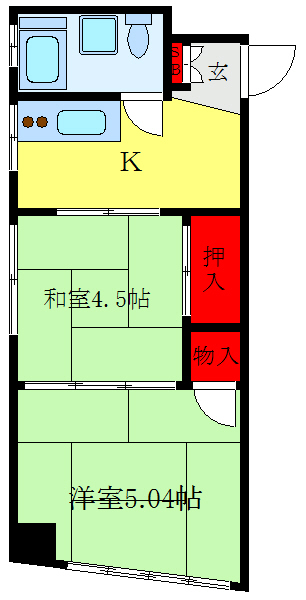 豊島区東池袋のマンションの間取り