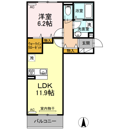 メモリーIの間取り