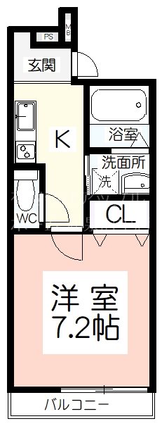 フジパレス泉大津ノース-24の間取り