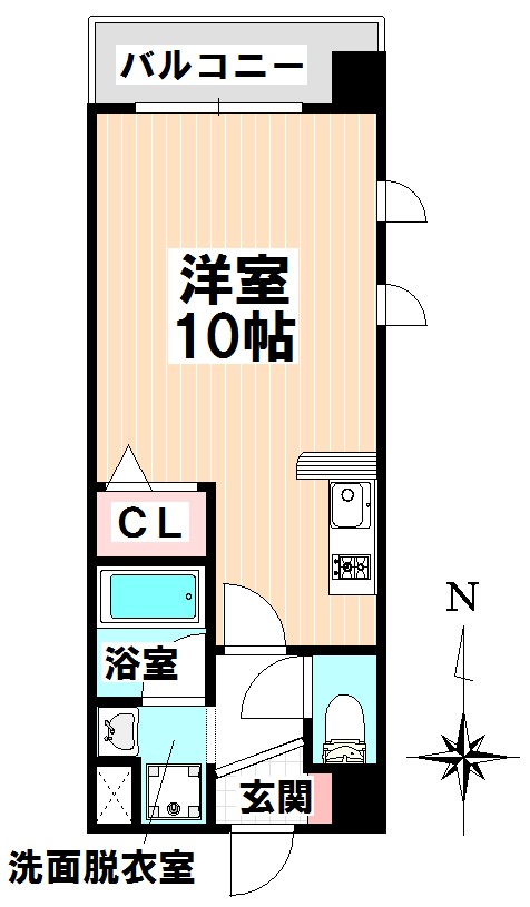 ベレーサ新瑞橋の間取り