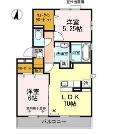 江戸川区新堀のアパートの間取り