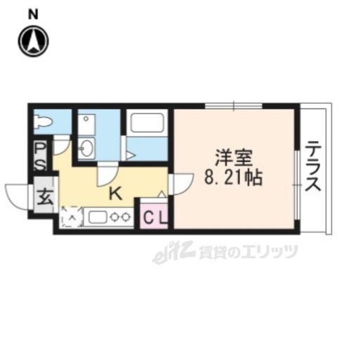 【アメリ御所西の間取り】