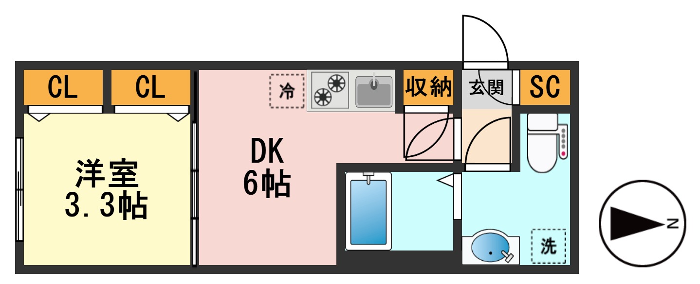 ラフォート小岩の間取り