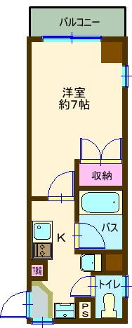 フロンティアコンフォート白楽の間取り