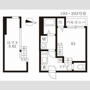 名古屋市西区円明町のアパートの間取り