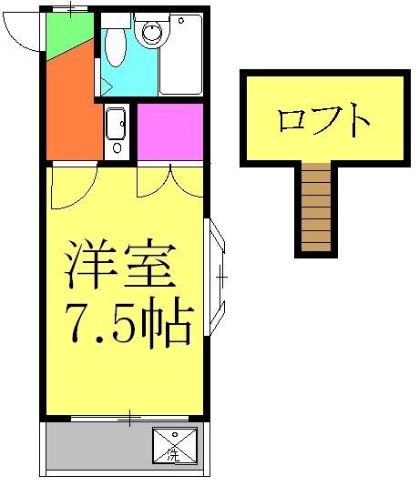 【葛飾区青戸のアパートの間取り】