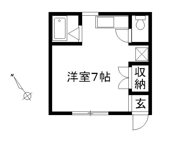 長谷川マンションの間取り