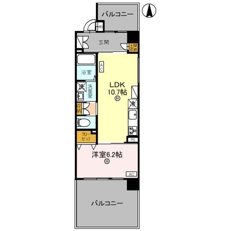 THE RESIDENCE　文化庁前の間取り