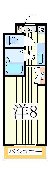 柏市西原のマンションの間取り