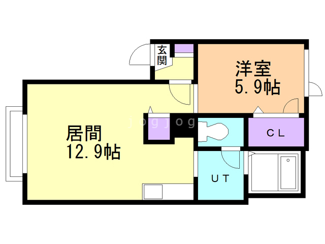 シャーメゾンＭＩＭＵの間取り