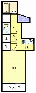 ベルシティプルナスの間取り