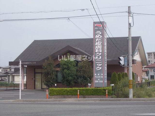 病院　うめだ皮膚科クリニック（病院）まで1446m