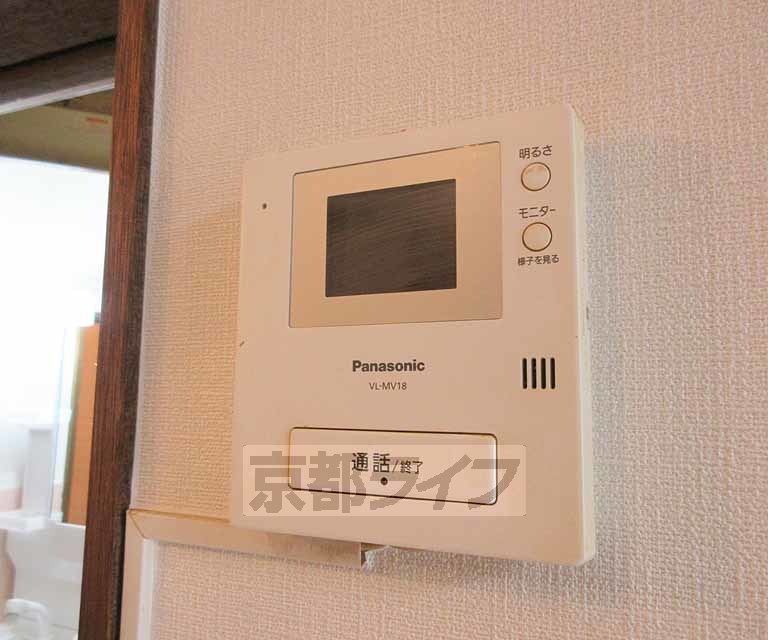 セキュリティ　モニター付きで安心です！