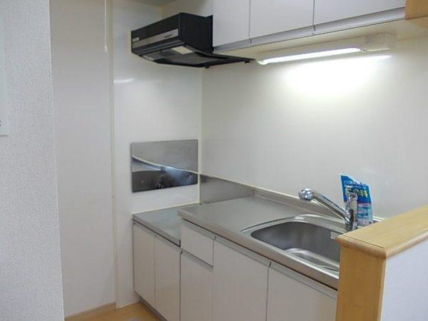 キッチン　ガスコンロ設置可！