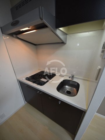 キッチン　レジュールアッシュ大阪城WEST　2口ガスシステムキッチン