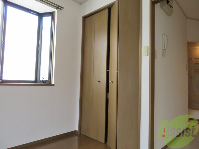 収納　ここに収納があります。収納があると部屋が広く使えます。