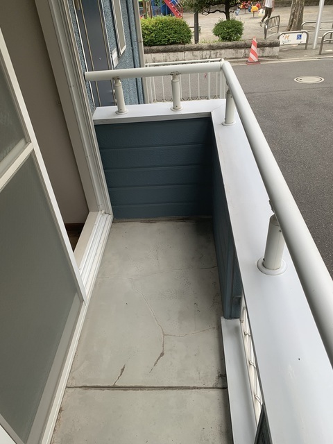 バルコニー　北西向きバルコニー