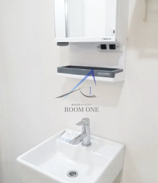 洗面設備　洗面台です。